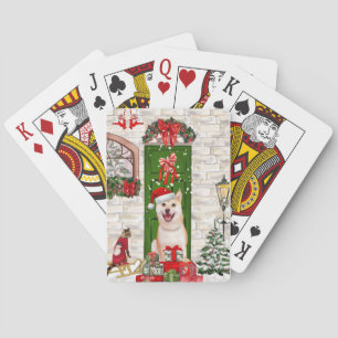 Jeu De Cartes Noël de Chien Shiba Inu