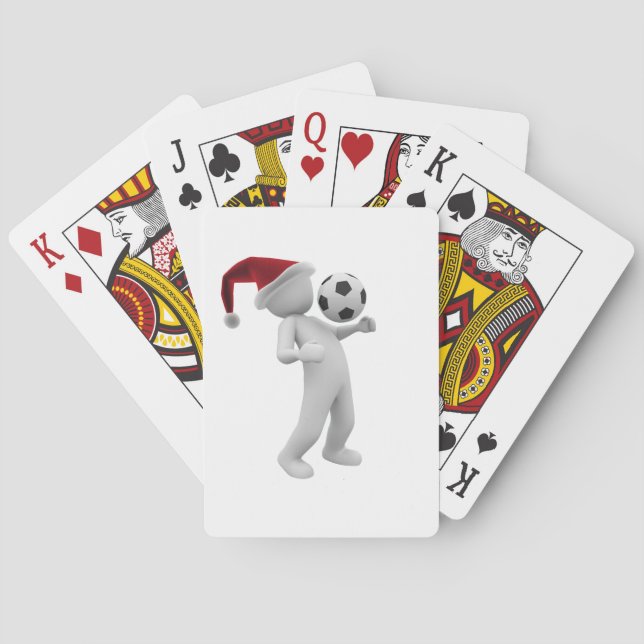 Jeu De Cartes noël de football (dos)