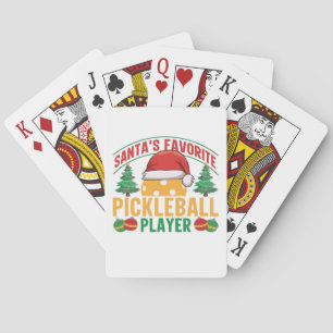 Jeu De Cartes Noël de pickleball