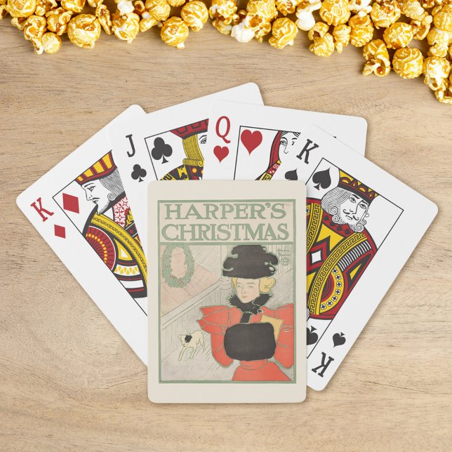 Jeu De Cartes Noël de vintage Harper 1896 (Créateur téléchargé)