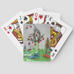 Jeu De Cartes Noël de voiture classique