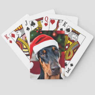 Jeu De Cartes Noël Doberman
