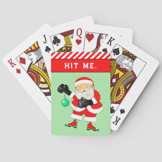 Jeu De Cartes Noël drôle de vacances (dos)