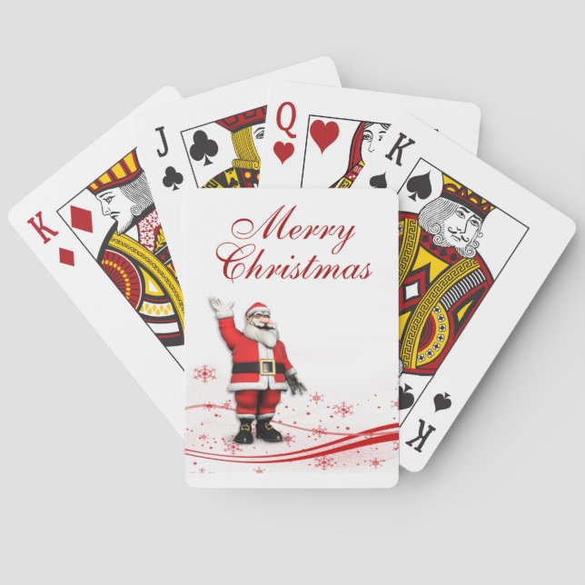 Jeu De Cartes Noël du Père Noël (dos)
