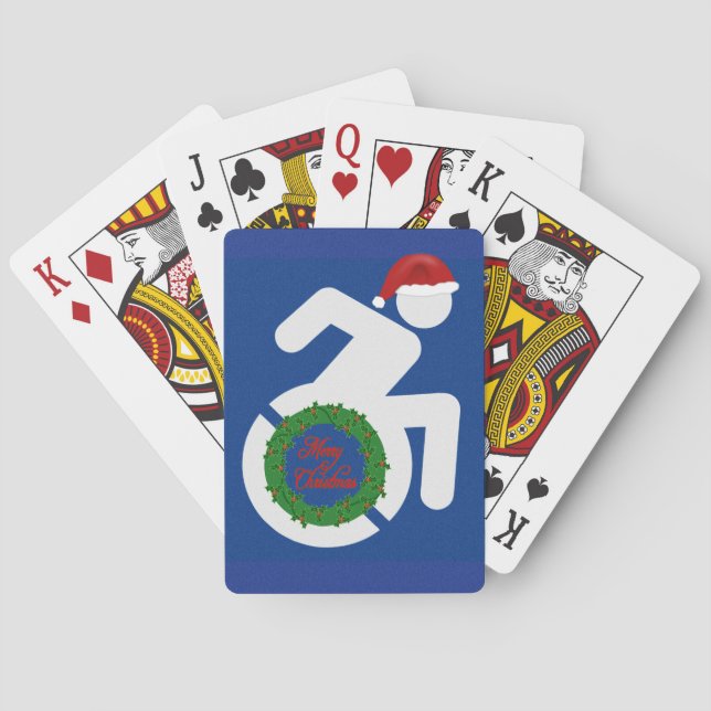 Jeu De Cartes Noël Handicapé (dos)