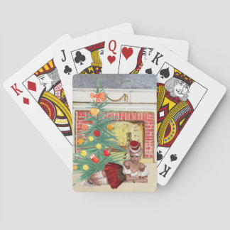 Jeu De Cartes Noël Jouer des cartes avec une femme sexy