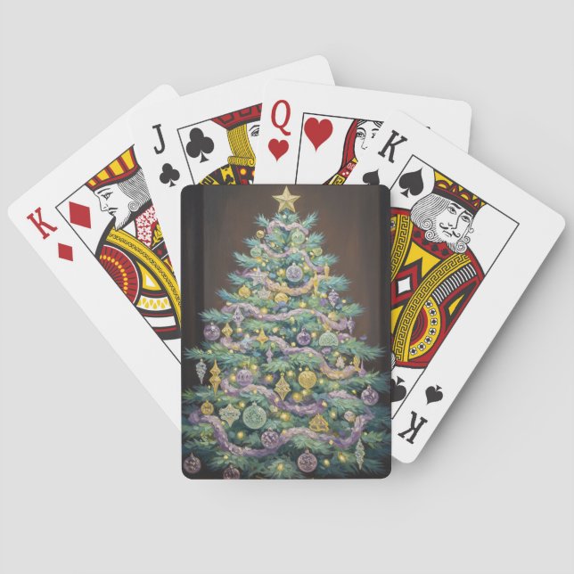 Jeu De Cartes Noël Pastel (dos)