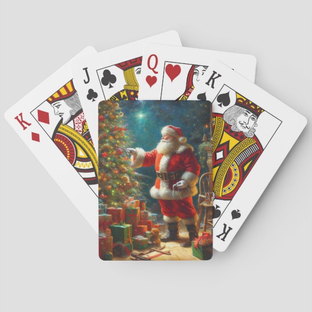 Jeu De Cartes Noël Père Noël 1 (dos)