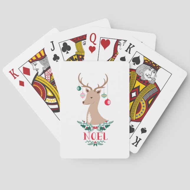 Jeu De Cartes Noel Reindee (dos)