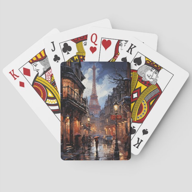 Jeu De Cartes Noël Shopping À Paris (dos)