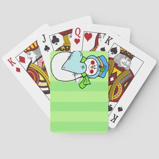 Jeu De Cartes Noël Thématique Jouer des cartes (dos)