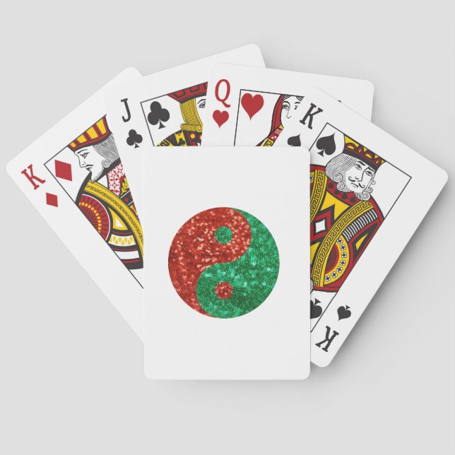 Jeu De Cartes noël yin yang (dos)