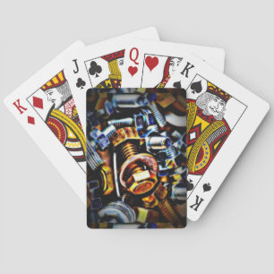 Jeu De Cartes Noix et boulons Pop Art