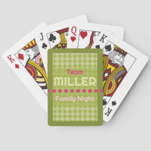 Jeu De Cartes Nom de famille nuit de famille vacances cartes à j