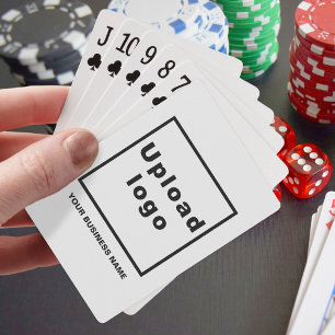 Jeu De Cartes Nom de l'entreprise et logo sur les cartes de lect