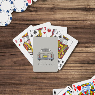 Jeu De Cartes Nom De Voiture Topaz Mist Figaro Jouer Cartes