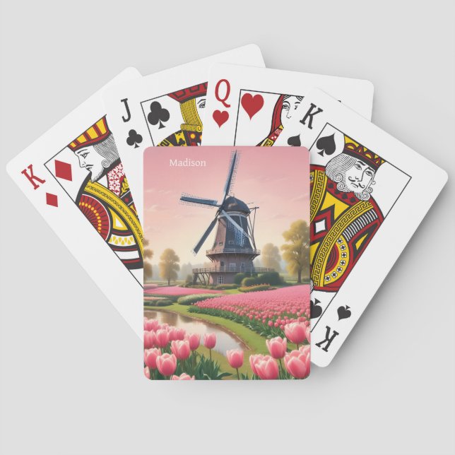 Jeu De Cartes Nom personnalisé Broyeurs Pays-Bas (dos)