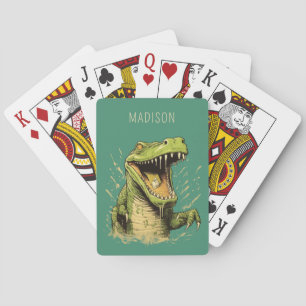 Jeu De Cartes Nom personnalisé Crocodile