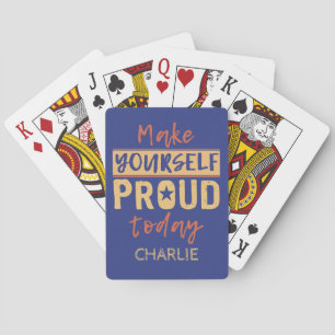 Jeu De Cartes Nom personnalisé "Make Yourself Froud" lecture de 