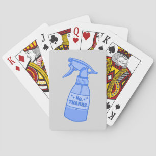 Jeu De Cartes Non, merci. Flacon de pulvérisation humour Sassy