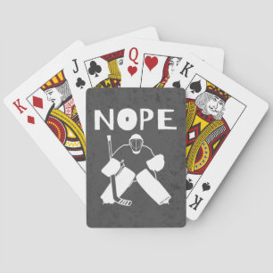 Jeu De Cartes Nope Funny Hockey Goalie