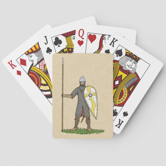 Jeu De Cartes Norman Knight Circa 1066 (dos)