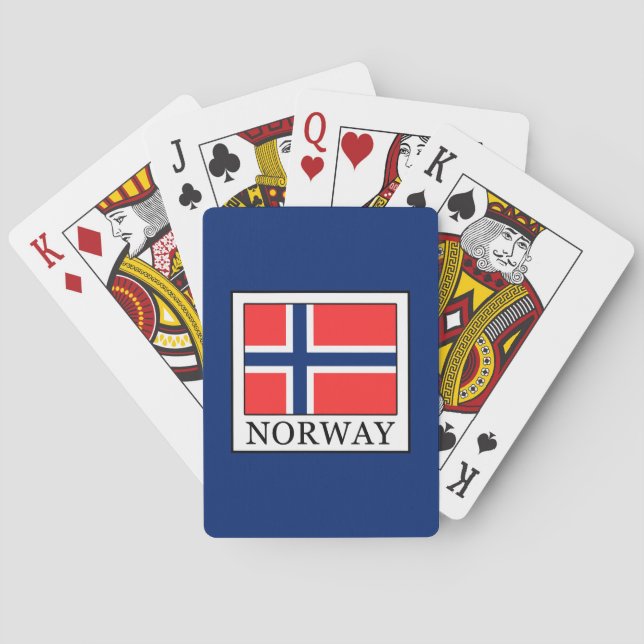 Jeu De Cartes Norvège (dos)