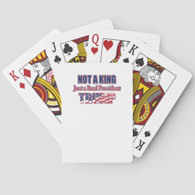 Jeu De Cartes Not a King Just a Real President (dos)
