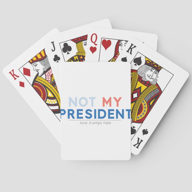 Jeu De Cartes Not my President (dos)