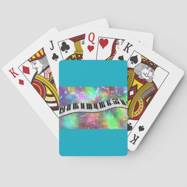 Jeu De Cartes notes flottantes (dos)