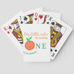 Jeu De Cartes Notre petite cuite orange un agrumes d'anniversair