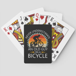 Jeu De Cartes N'oubliez jamais un vieux sur un vélo