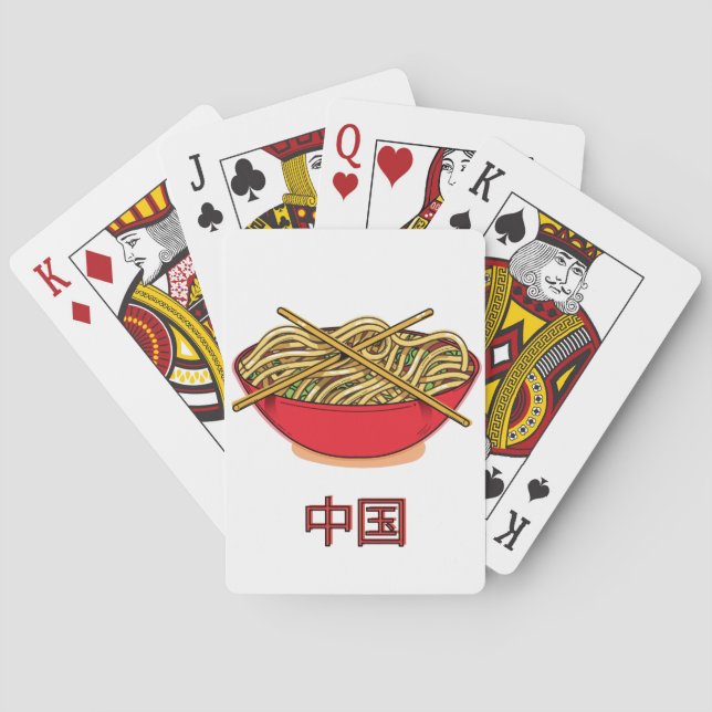 Jeu De Cartes Nouilles en Chine (dos)