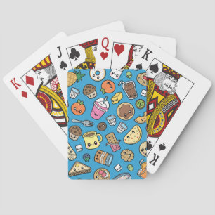 Jeu De Cartes Nourriture de petit déjeuner mignonne