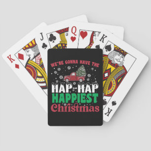 Jeu De Cartes Nous allons avoir le plus heureux Noël Hap Hap