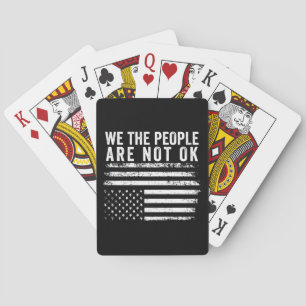 Jeu De Cartes Nous, Le Peuple, Nous N'Avons Pas Le Drapeau Améri