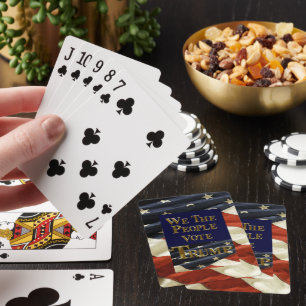 JEU DE CARTES NOUS LES GENS VOTONS TRUMP