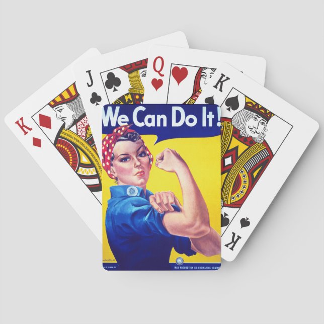 Jeu De Cartes Nous pouvons le faire Rosie le Riveter (dos)