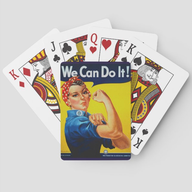 Jeu De Cartes Nous pouvons le faire Rosie le Riveter (dos)