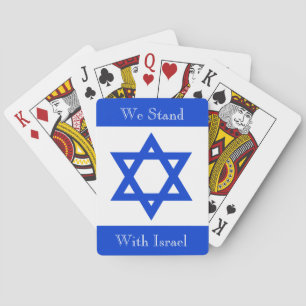 Jeu De Cartes Nous Sommes Avec Israël