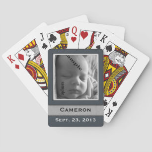 Jeu De Cartes Nouveau bébé Gardien de bébé Birthdate & photo