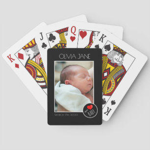 Jeu De Cartes Nouveau cadre photo pour bébés - Photo personnalis