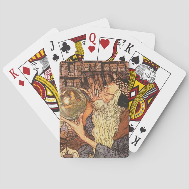 Jeu De Cartes Nouvel An Antique Père (dos)