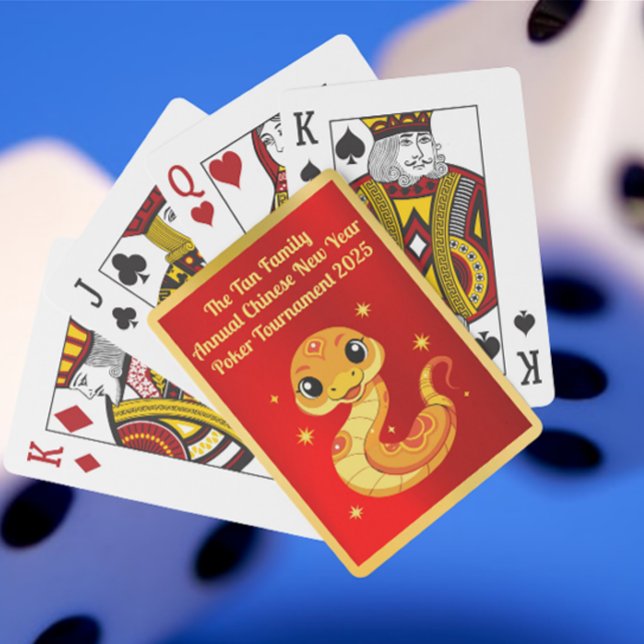 Jeu De Cartes Nouvel an chinois de serpent à bébé mou (Créateur téléchargé)