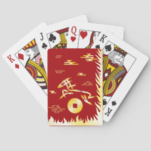 Jeu De Cartes Nouvel An lunaire chinois du Cheval 2026 4724 Feu