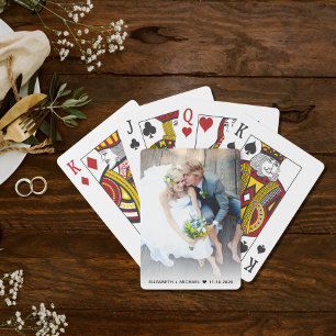 Jeu De Cartes Nouvelle mariée Faveur de mariage photo