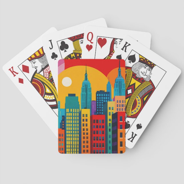 Jeu De Cartes Nouvelle Pop Art de York (dos)