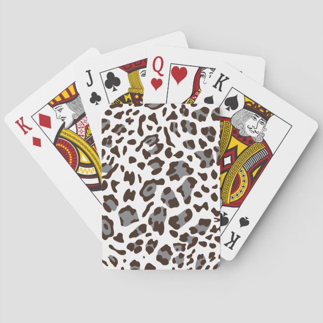 Jeu De Cartes Nouvelle texture de léopard 7 (dos)