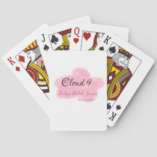 Jeu De Cartes Nuage neuf rouge pastel shower de mariage nommédat