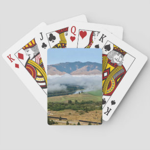 Jeu De Cartes Nuages au-dessus de la rivière Flathead